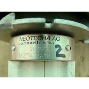 NEOTECHA TEFLON PFA LIND BALL VALVE 1/2 NTBA1H