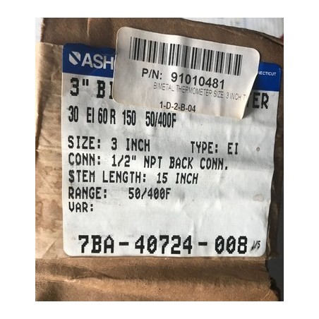 ASHCROFT 91010481
