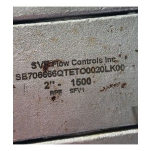 SVF FLOW CONTROL  SB706666QTETO020LK00