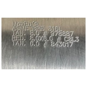 MAXPURE REDUCER 316 SS 6" X 3"