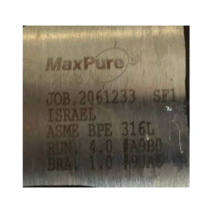 MAXPURE TEES 316 SS 6" X 4"