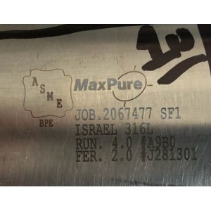 MAXPURE TEES 316 SS 4" X 5"