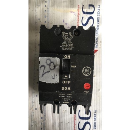 GENERAL ELECTRIC CIRCUIT BREAKER 30A