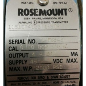 ROSEMOUNT 1151DP4E22M1B2I5