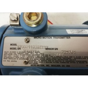 MICRO MOTION ELITE REMOTE FLOW TRANSMITTER 2FT9739D4SUA