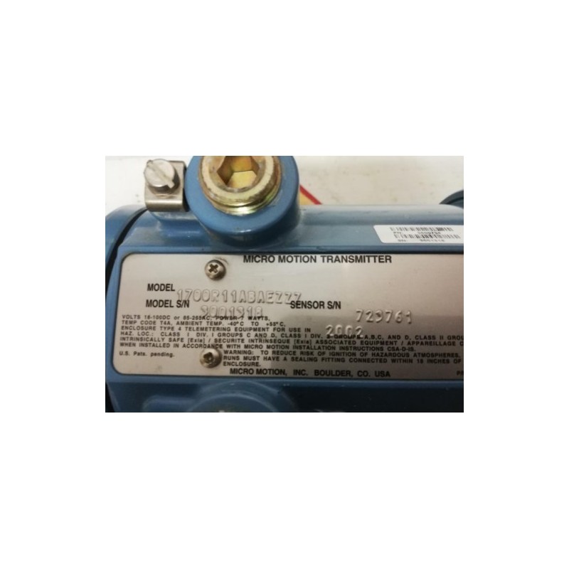 MICRO MOTION ELITE REMOTE FLOW TRANSMITTER 2FT9739D4SUA MICRO MOTION ELITE REMOTE FLOW TRANSMITTER 2FT9739D4SUA