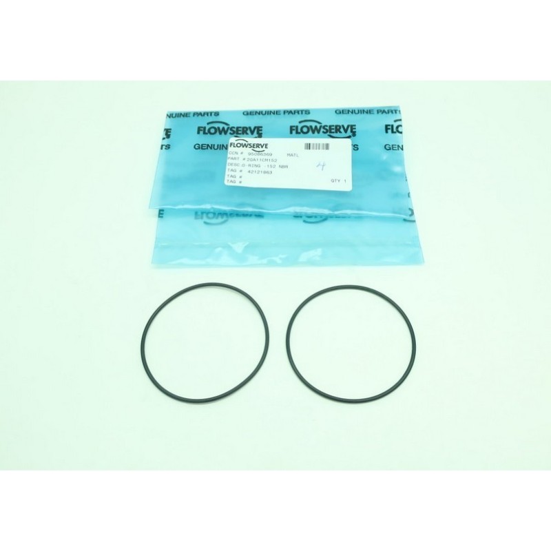 LOT OF 2 NEW FLOWSERVE 20A11CM152 O-RING LOT OF 2 NEW FLOWSERVE 20A11CM152 O-RING