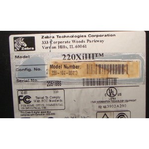 Zebra 220 Xi III Thermal Label Printer