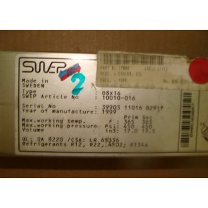 SWEP B8X16 / 10010-016