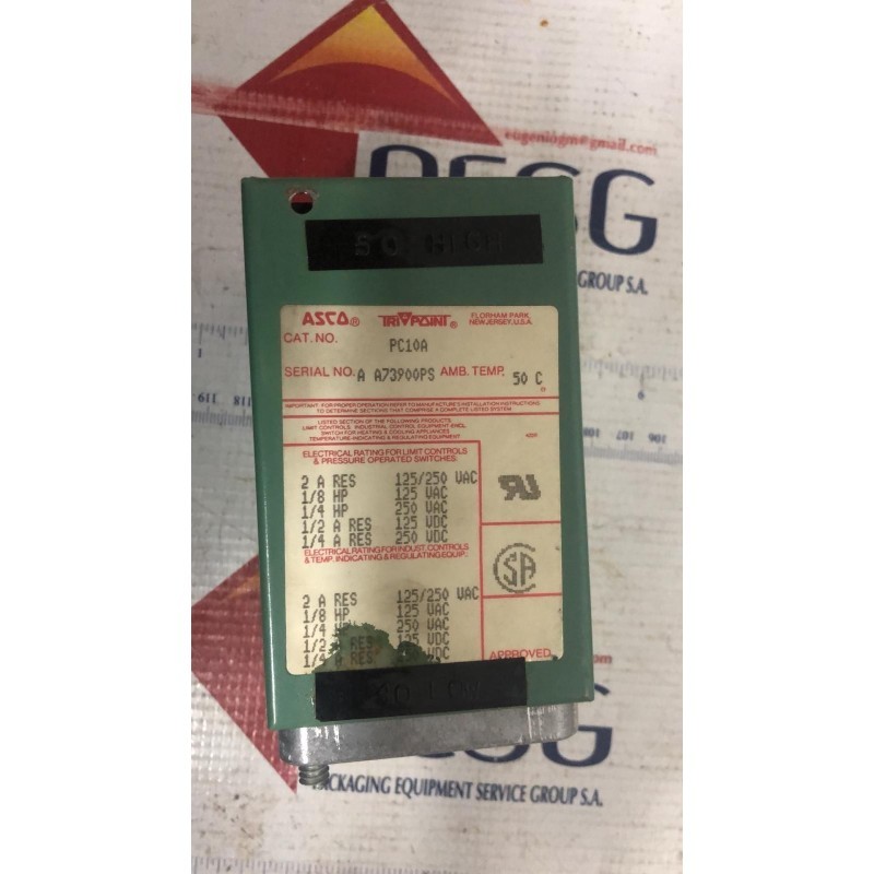 ASCO PC10A PRESSURE SWITCH