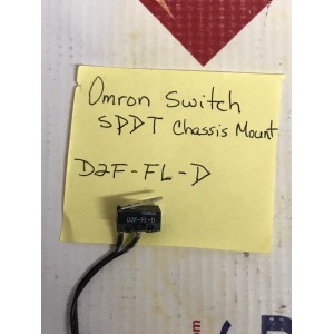 OMRON SWITCH SPDT CHASSIS MOUNT D2F-FL-D