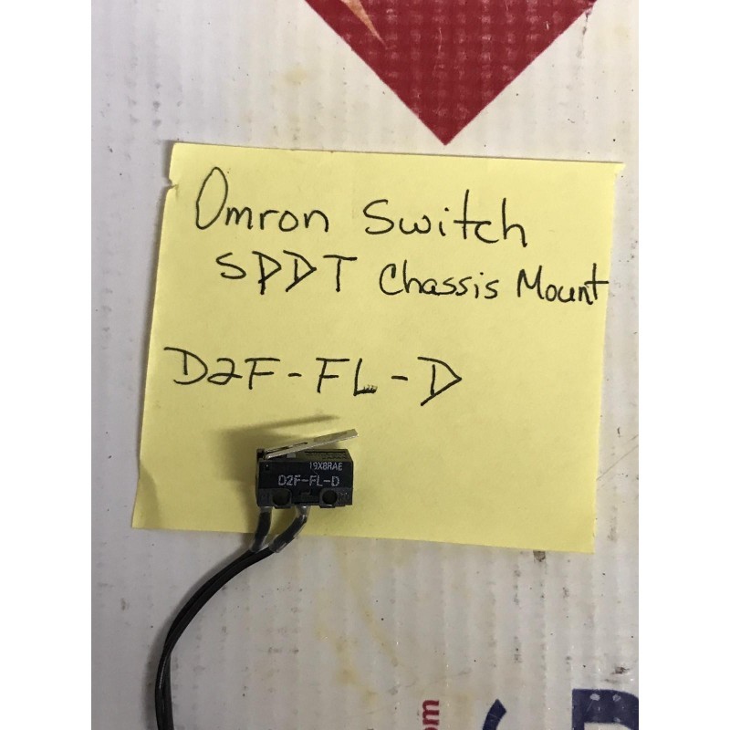 OMRON SWITCH SPDT CHASSIS MOUNT D2F-FL-D OMRON SWITCH SPDT CHASSIS MOUNT D2F-FL-D