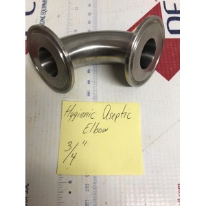 HYGIENIC ASEPTIC ELBOW  3/4"
