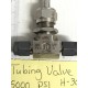 TUBING VALVE 5000 PSI H-3000 1/8"-316/SG7