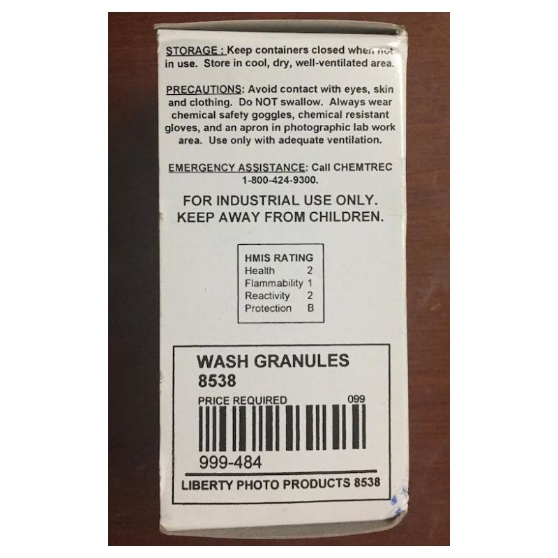 WASH GRANULES 8538 WASH GRANULES 8538
