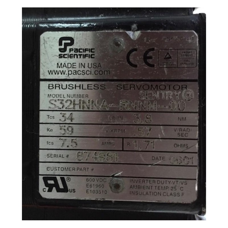 PACIFIC SCIENTIFIC S32HNNA-RNNM-00
