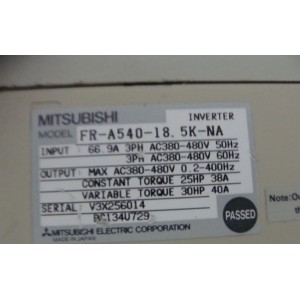 MITSUBISHI FR-A540-18.5K-NA