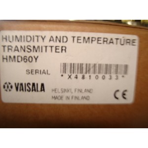 VAISALA HUMUDITY AND TEMPRERATURE TRANSMITTER HMD60Y
