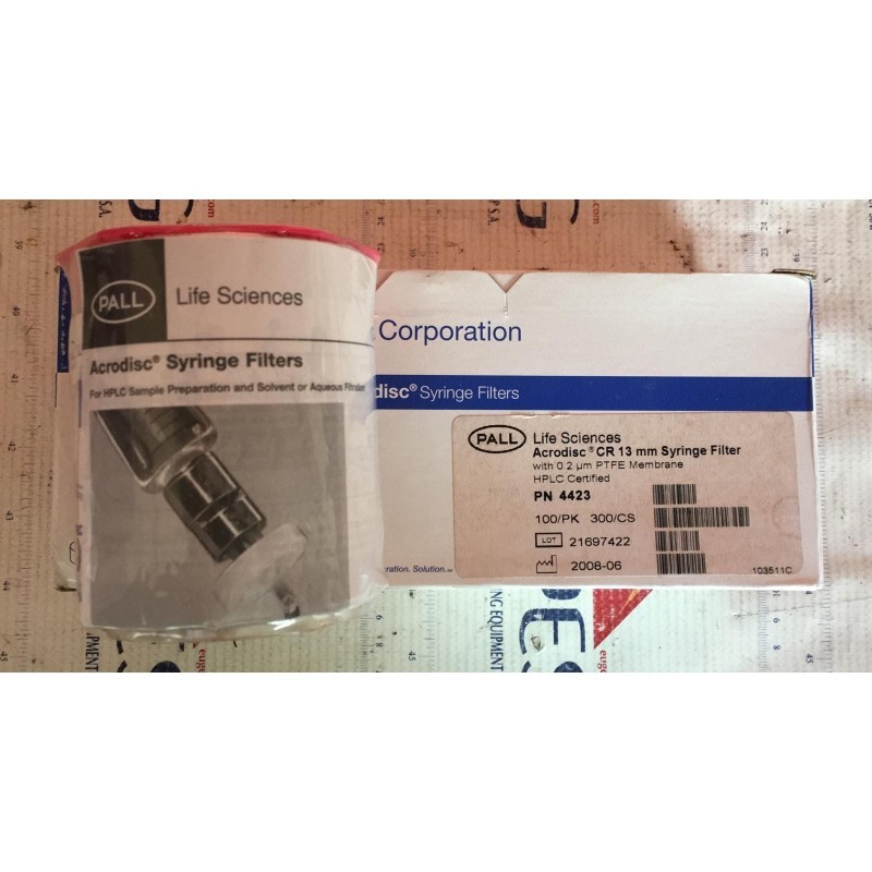 PALL ACRODISC 13MM SYRUNGE FILTER PALL ACRODISC 13MM SYRUNGE FILTER