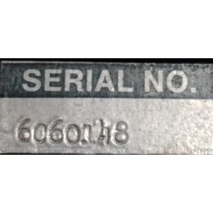 P 1,8 KG/CM2 SERIAL 6060148