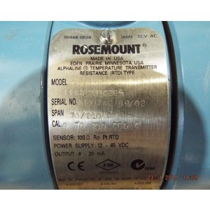 ROSEMOUNT ALPHALINE TEMPERATURE TRANSMITTER 444RL2U102E5