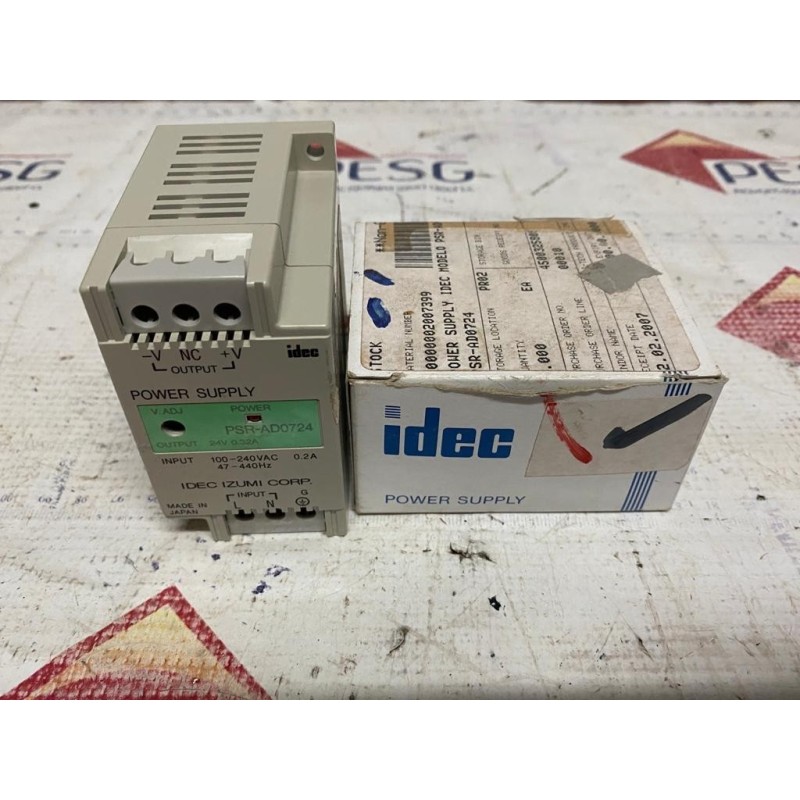IDEC POWER SUPPLY PSR-AD0724 IDEC POWER SUPPLY PSR-AD0724