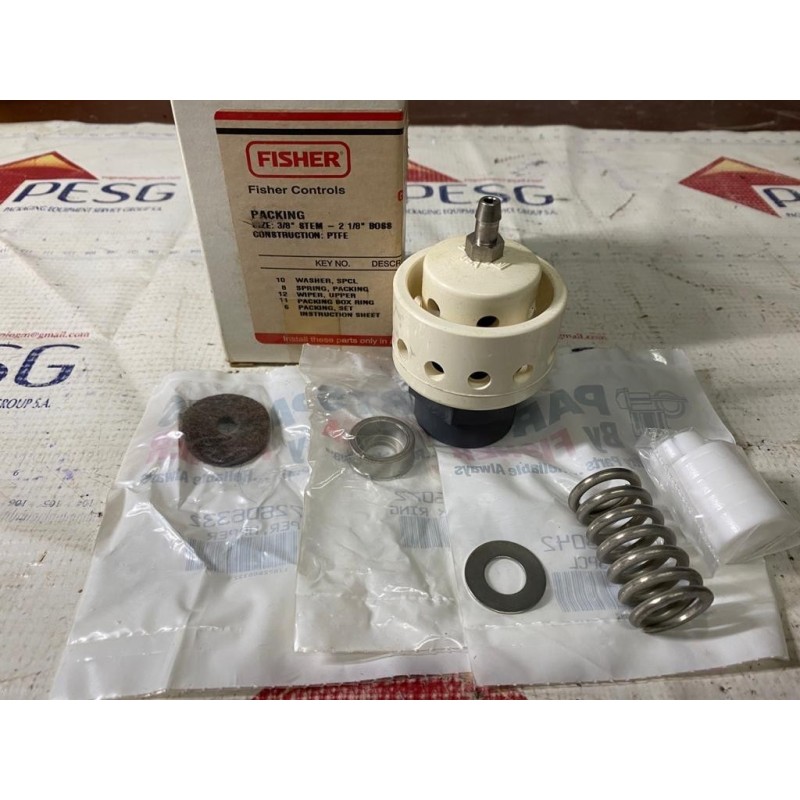 FISHER CONTROLS PACKING 3/8" STEM-2 1/8" BOSS CONSTRUCTION KIT FISHER CONTROLS PACKING 3/8" STEM-2 1/8" BOSS CONSTRUCTION KIT