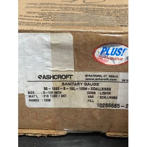 ASHCROFT 35-1032-S-15L-100 SANITARY GAUGE