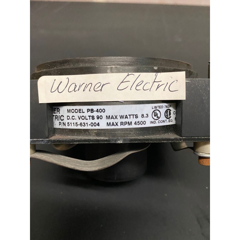 Warner Electric PB-400 5115-631-003 Magnet for Clutch or Brake 4500 Max RPM Warner Electric PB-400 5115-631-003 Magnet for Clutch or Brake 4500 Max RPM