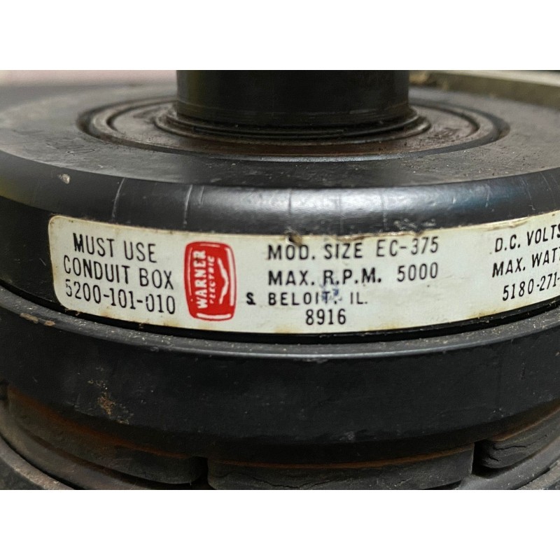 WARNER ELECTRIC EC-375 5200-101-010 WARNER ELECTRIC EC-375 5200-101-010