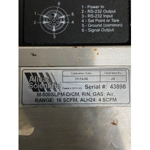 ALICAT SCIENTIFIC M-500SLPM-D