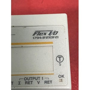 ALLEN BRADLEY FLEX I/O INPUT MODULE 1794-IF2X0F21