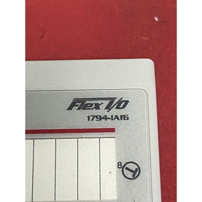 ALLEN BRADLEY FLEX I/O INPUT MODULE 1794-IA16 ALLEN BRADLEY FLEX I/O INPUT MODULE 1794-IA16