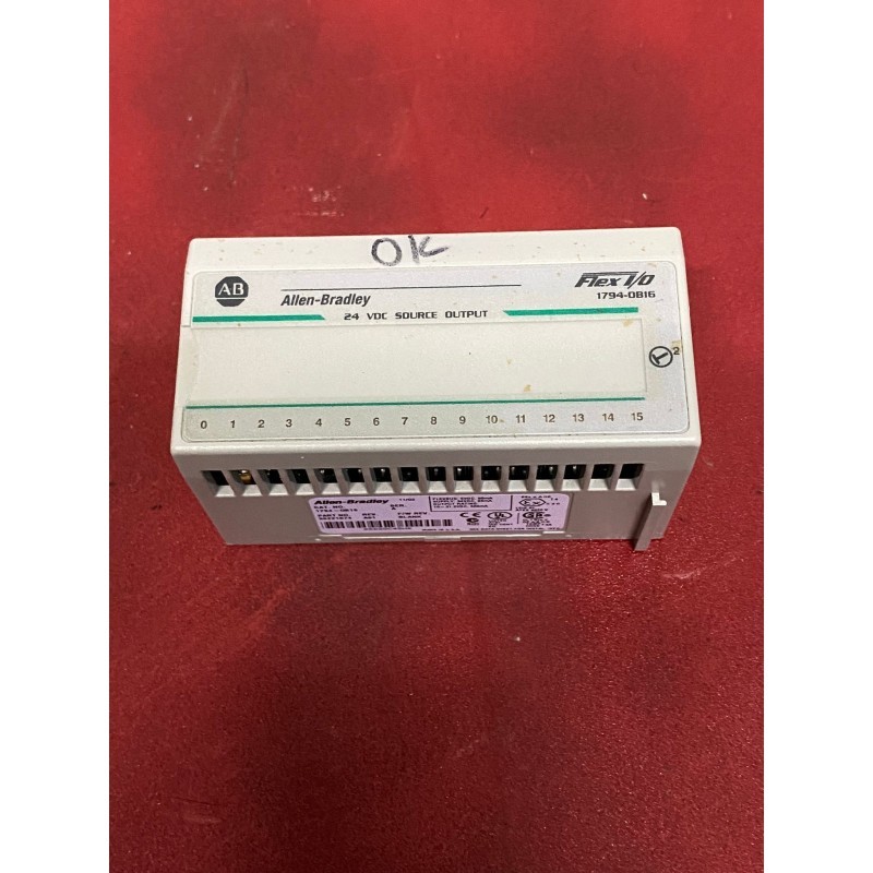 ALLEN BRADLEY FLEX I/O INPUT MODULE 1794-OB16 ALLEN BRADLEY FLEX I/O INPUT MODULE 1794-OB16