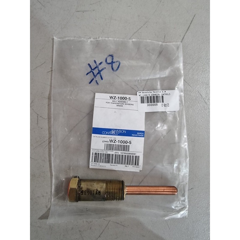 JOHNSONS CONTROLS WZ-1000-5 POZO DE INMERSIÓN 1/2"