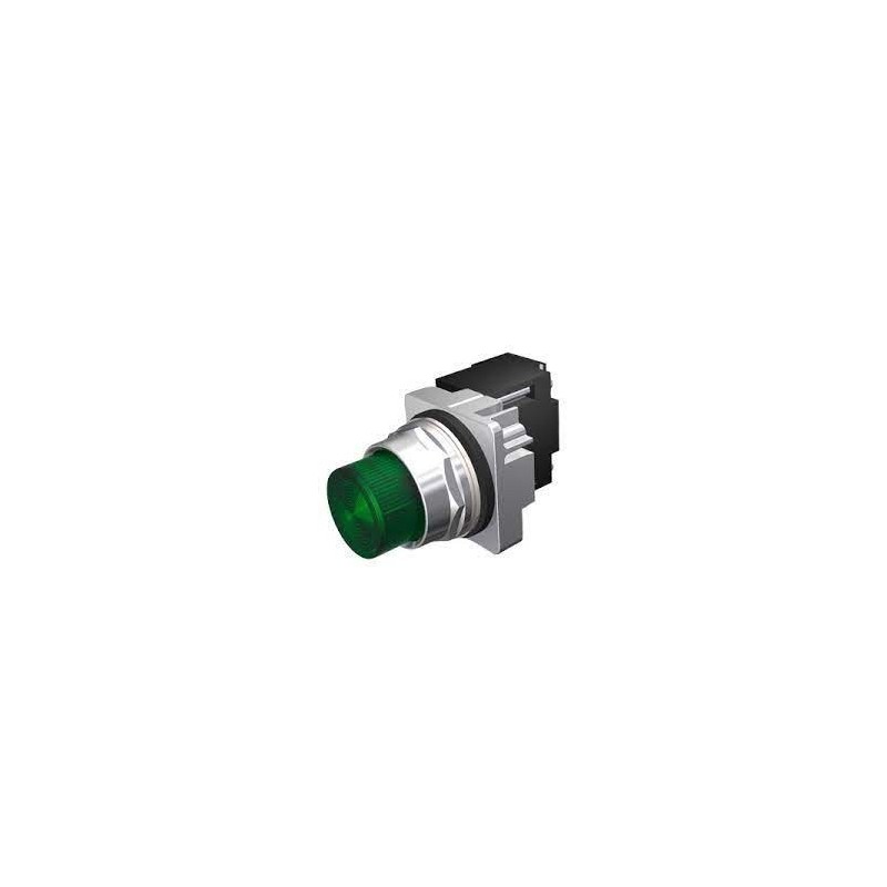 SIEMENS 52PL4L3 ILLUMINATED GREEN LED HEAVY DUTY OIL TIGHT PILOT LIGHT SIEMENS 52PL4L3 ILLUMINATED GREEN LED HEAVY DUTY OIL TIGHT PILOT LIGHT
