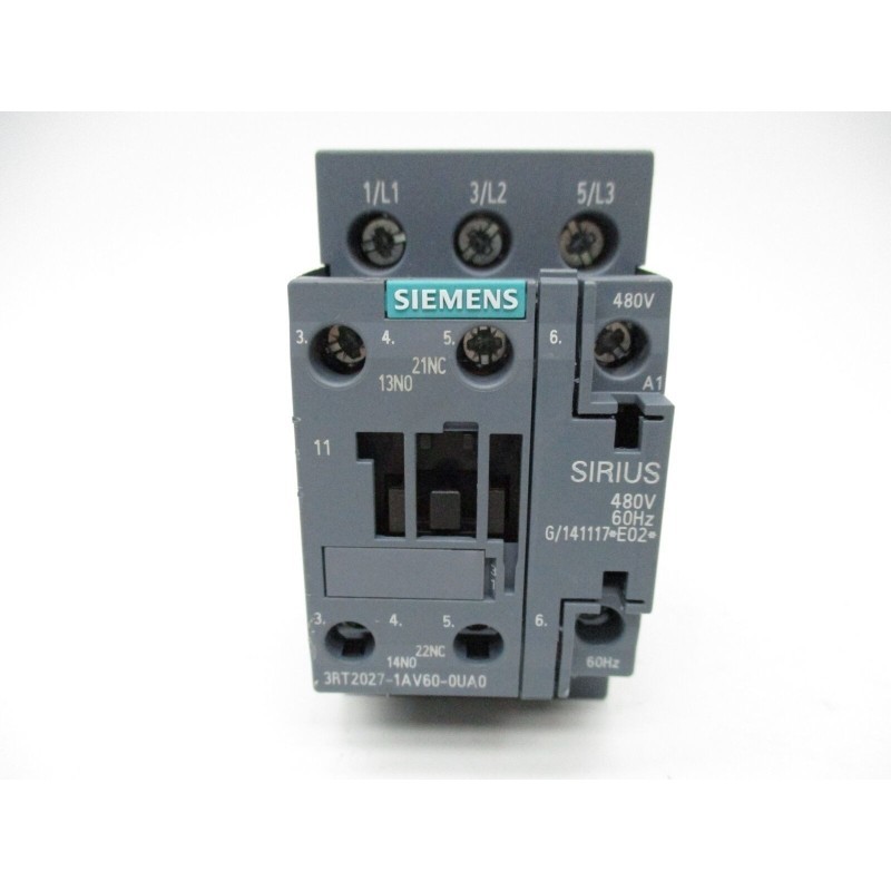 SIEMENS 3RT2027-1AV60- 0UA0 480V NSNP SIEMENS 3RT2027-1AV60- 0UA0 480V NSNP