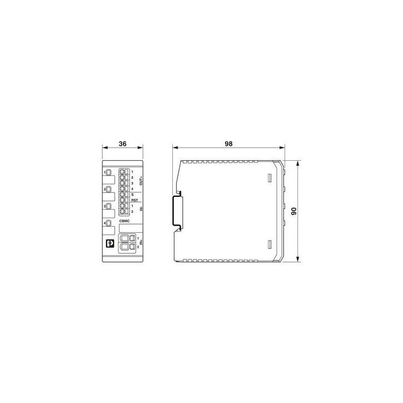CBMC E4 24DC/1-10A SR - Circuit breakers for protection of electronic devices CBMC E4 24DC/1-10A SR - Circuit breakers for protection of electronic devices