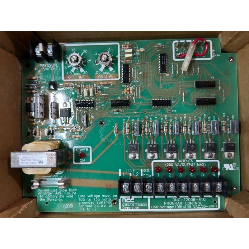 NATIONAL CONTROLS BOARD CONTROL 4009 DNC-T2006-A-10 NATIONAL CONTROLS BOARD CONTROL 4009 DNC-T2006-A-10