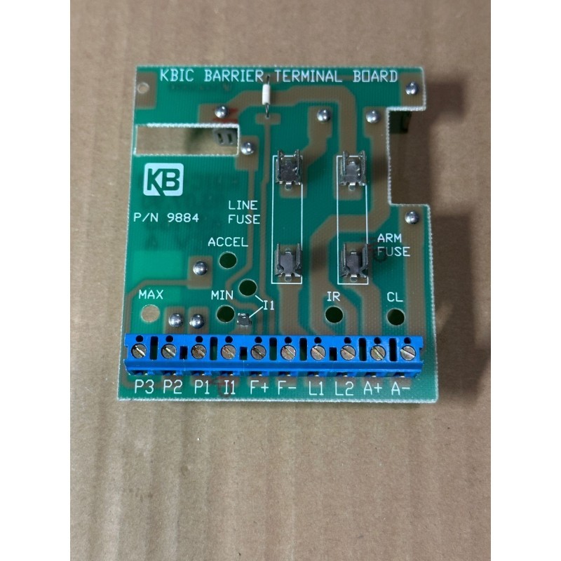 KB BARRIER TERMINAL BOARD 9884 KB BARRIER TERMINAL BOARD 9884
