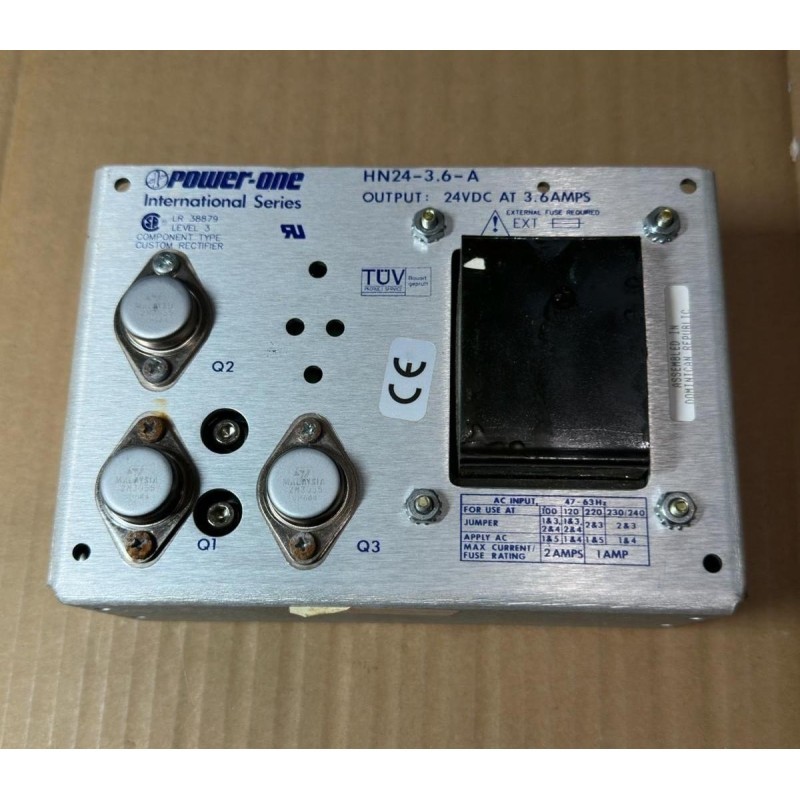 POWER-ONE POWER SUPPLY HN24-3.6-A POWER-ONE POWER SUPPLY HN24-3.6-A