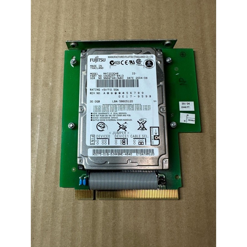 FUJITSU HARD DRIVE MODEL MHT2030AR CA06297-B413 FUJITSU HARD DRIVE MODEL MHT2030AR CA06297-B413