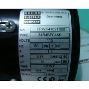 BODINE ELECTRIC FRWK416910001 / 34RBFCI-5R