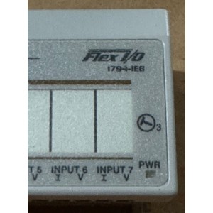 ALLEN BRADLEY FLEX I/O INPUT MODULE 1794-IE8