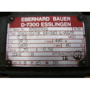 EBERHARD BAUER MOTOR M5007816 / D-7300 ESSLINGEN