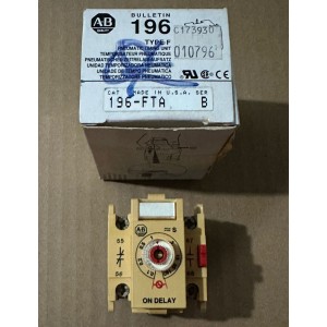 Allen-Bradley 196-FTA SER B Pneumatic Timer