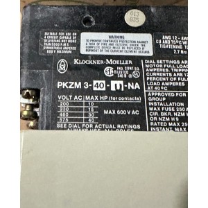 KLOCKNER MOELLER PKZM 3-40-U-NA
