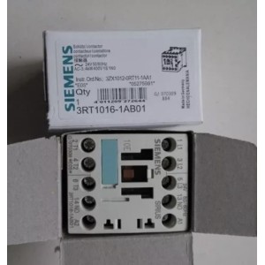 SIEMENS 3RT1016-1AB01 Contactor | 24V AC 3-Pole | SIRIUS