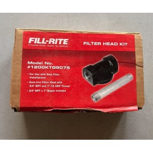 Fill-Rite 1200KTG9075 Cast Iron Filter Head Kit – 3/4-inch NPT Ports