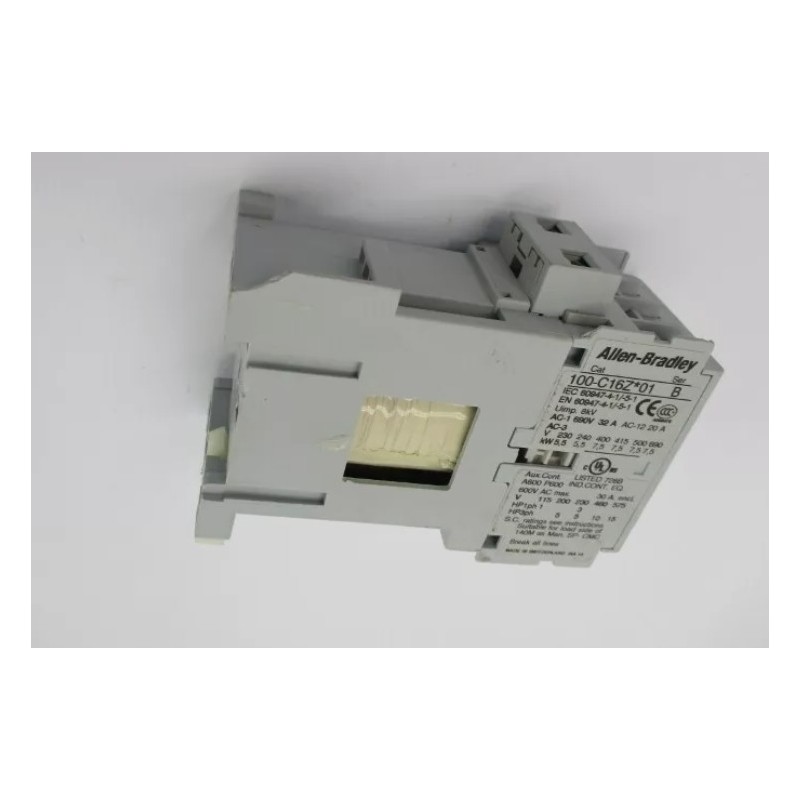 Allen-Bradley 100-C16ZJ01 3-Pole IEC Contactor – 16 A, 24 VDC Coil